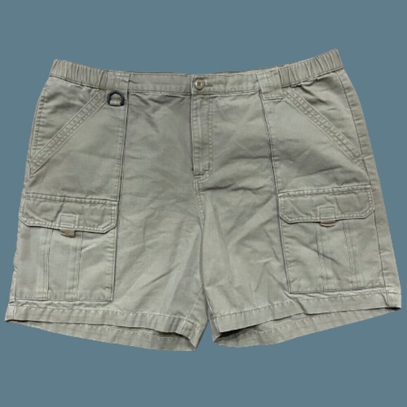 Columbia Other - Columbia Sportswear Vintage Cargo Utility Shorts Brown Cotton Men's Extra Large